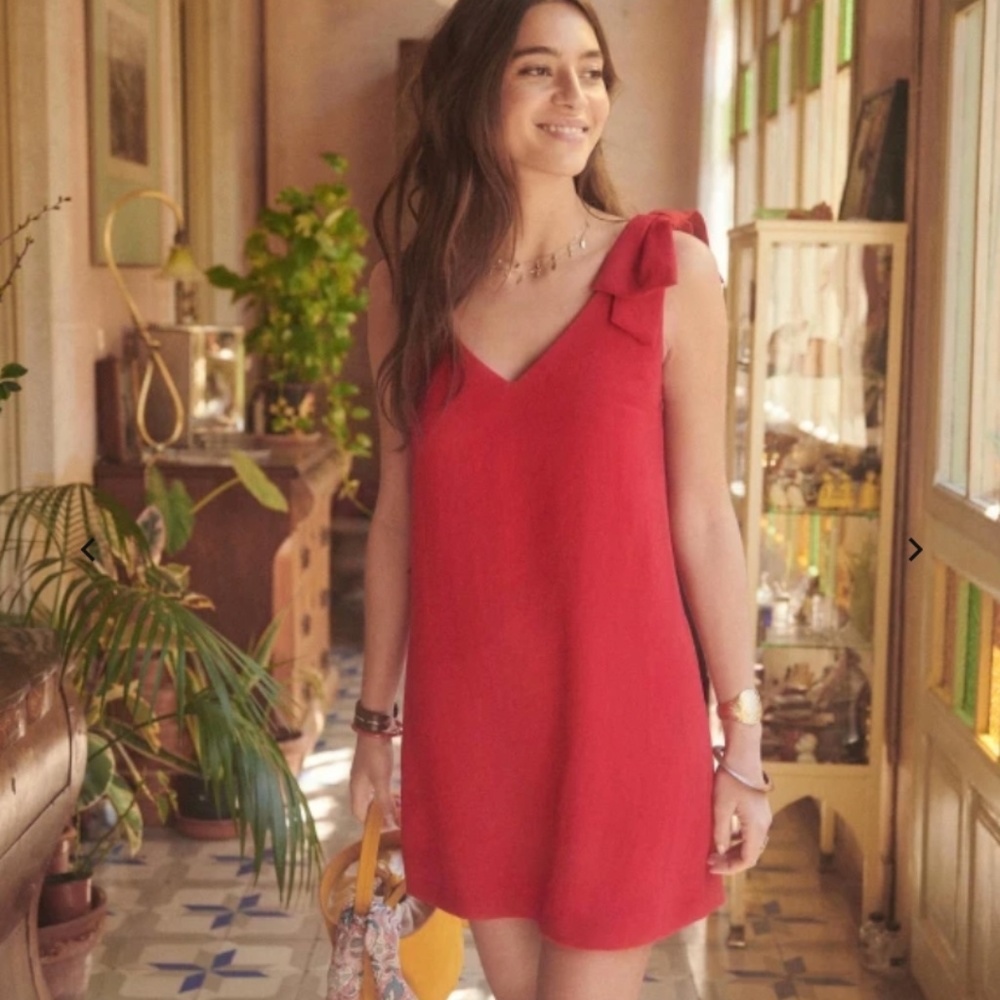 Sezane Pauline Dress Raspberry